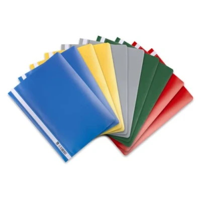 Immagine di Oxford 100742 Cartellina in plastica, formato A4, 10 pezzi Moderno 31 x 22,8 0,3 cm colori assortiti