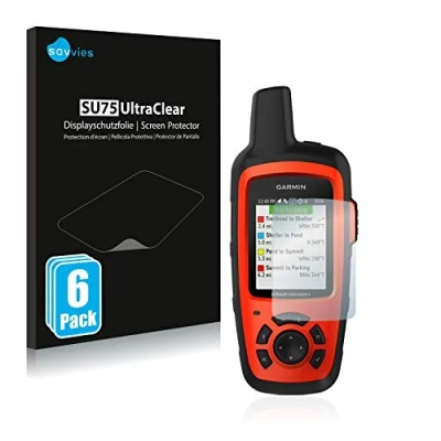 Immagine di savvies (6 Pezzi Pellicola Protettiva per Garmin inReach Explorer+ Protezione Schermo Trasparente