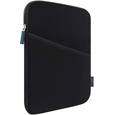 Immagine di Lacdo Tablet Custodia Protettiva Borsa Compatibile con iPad Mini 7 (A17 Pro)/6/5/4/3/2, Samsung Galaxy Tab A7 Lite 8.7&quot; / A 8&quot;, Huawei MatePad T8 Resistente agli Urti Antiurto, Nero