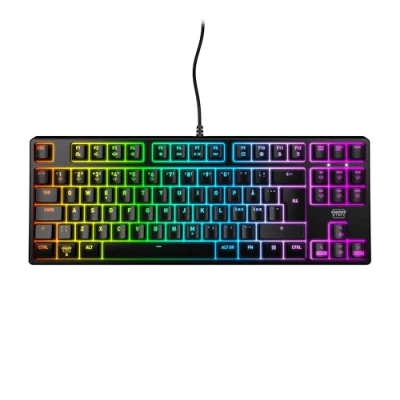Immagine di CHERRY XTRFY K4V2 TKL, Tastiera Da Gioco Cablata Senza Tastierino Numerico, Layout Pan Nordico QWERTY, Illuminazione RGB, Interruttori MX2A RED, Nero, QWERTY