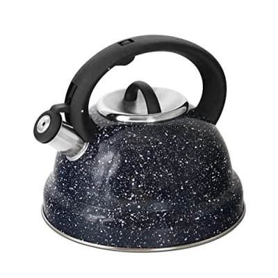 Immagine di ROSSETTO Bollitore a fischio, in acciaio inox, 3 l, colore: Blu
