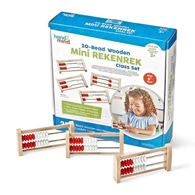 Immagine di Learning Resources Rekenrek Set di 20 Perline in Legno, Colore Mehrfarbig, 93429