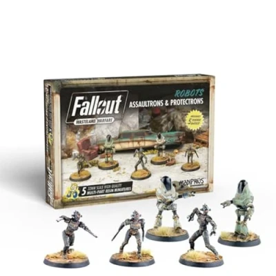 Immagine di Modiphius Entertainment Fallout Wasteland Warfare Robots: Assaultrons &amp; Protectrons Miniatures Unpainted