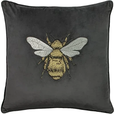 Immagine di Paoletti Cuscino Hortus, Carbone, 50 x 50cm