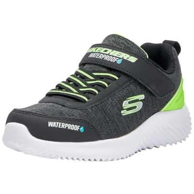 Immagine di Skechers Bounder Dripper Drop, Scarpe da Ginnastica, Black/Lime, 23 EU