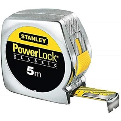 Immagine di STANLEY 1 33 191 Flessometro, Argento, 5 m x 19 mm