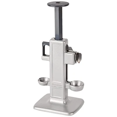 Immagine di Westmark Snocciolatore per Ciliegie e Prugne, Confezione Vintage, Alluminio/Plastica, 10,6 x 8,3 23 cm, Steinex Combi, Argento, 4020RT60