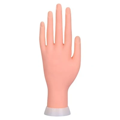Immagine di Jzhen Manicure Practice Hands, Mano per Pratica Modello Flessibile Nail Art Dito Formazione