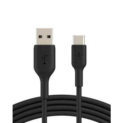 Immagine di Belkin BoostCharge Cavo da USB C a A, C, Type per iPhone 16/15, Plus, Pro, Pro Max, Samsung Galaxy S24, S24+, S24 Ultra, Pixel, iPad Nintendo Switch, altri 1 m, nero