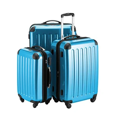 Immagine di HAUPTSTADTKOFFER Alex Set di 3 valigie (S, M &amp; L), 235 litri, Colore Blu ciano