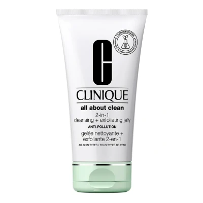 Immagine di Clinique ALL About Clean 2 IN 1 Cleansing + Exfoliating Jelly ANTI Pollut Detergente, Taglia: 150 ml,