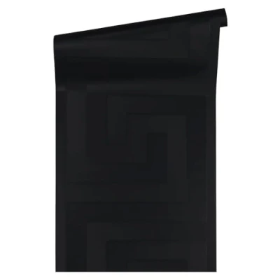 Immagine di Versace Wallpaper Carta da parati Unita tessuto non 10.05 m x 0.70 Nero Made in Germany 935234 93523 4
