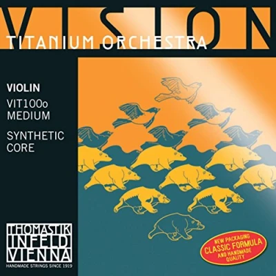Immagine di THOMASTIK Vision Titanium Orchestra VIT100O Set VIOLINO, Corde Violino VIT100o, 4/4
