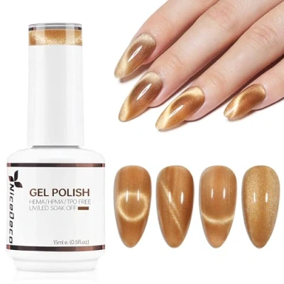 Immagine di Nicedeco 15ML Smalto Cat Eye Semipermanente per Unghie Colori magneticp Lampada UV LED Soak Off Gel Nail Polish N297