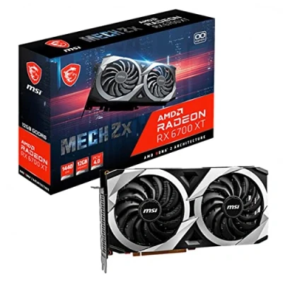 Immagine di MSI Gaming Radeon RX 6700 XT 192 bit 12GB GDDR6 DP/HDMI Dual Torx 3.0 Fans FreeSync DirectX 12 VR Ready OC Scheda grafica (MECH 2X 12G OC)