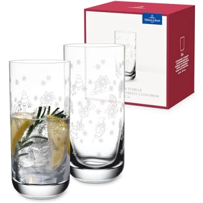 Immagine di Villeroy &amp; Boch Toy’Delight set di bicchieri da long drink, 2 in cristallo, capacità 440 ml ciascuno