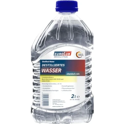 Immagine di EUROLUB 819002 Acqua distillata 2 Bottiglia