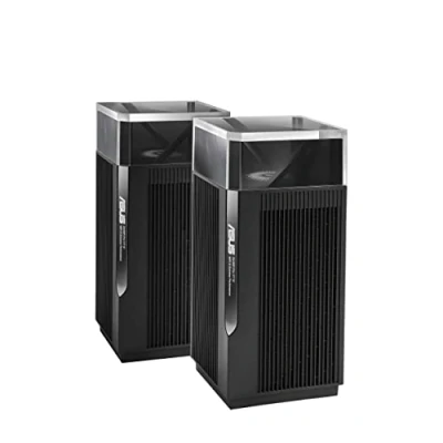 Immagine di ASUS ZenWiFi Pro XT12 AX11000 Sistema WiFi Mesh, 2 Pezzi, Connessione Veloce WiFi6, Protezione Internet Per Tutti i Tuoi Dispositivi Integrata, Facile ed Intuitiva Gestione Tramite App, Nero