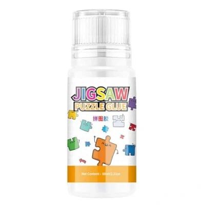 Immagine di Lisher colla per puzzle, puzzle da 60 ml con spugna sigillante non tossico e asciugatura, facile usare