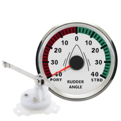 Immagine di Rudder Angle indicator gauge Meter 0 190OHM con sensore di accoppiamento 85mm 9 32V retroilluminazione
