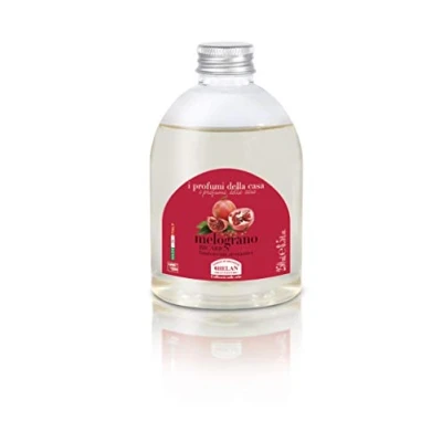 Immagine di Helan, I Profumi della Casa, Ricarica Profumatore Ambiente al Melograno Profumo per Bastoncini Diffusori dalla Fragranza Fruttata, con Bacche di Rosa e Vaniglia 250 ml, Made in Italy
