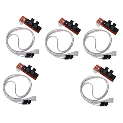 Immagine di ARCELI 5Pcs CNC 3D Stampante Finecorsa Ottico Meccanico Endstop con Cavo per Rampe 1.4 Makerbot Prusa Mendel RepRap