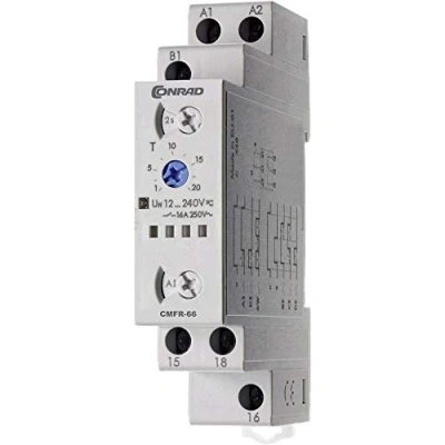 Immagine di Conrad Components CMFR 66 Relè temporizzato Multifunzionale 1 pz. Intervallo di tempo: 24 h (max) scambio