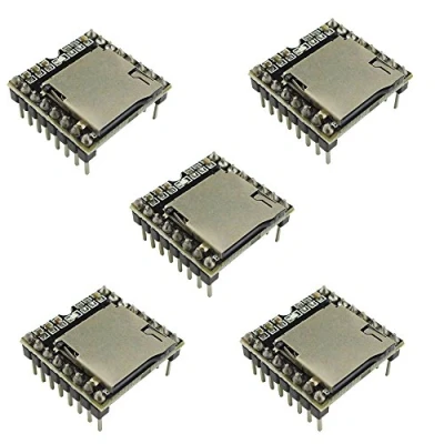 Immagine di Aihasd 5PCS Mini Player MP3 giocatore altoparlante Modulo con uscita semplificato per Arduino