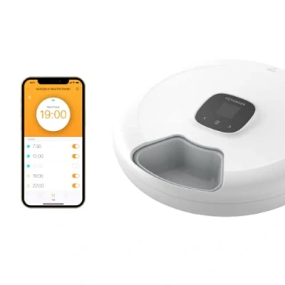 Immagine di NUTRISPIN DISTRIBUTORE AUTOMATICO APP/WIFI DI CIBO PER CANE GATTO INTELLIGENTE DISPENSER CIOTOLA MANGIATOIA