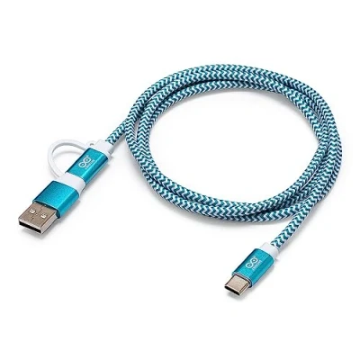 Immagine di Arduino TPX00094 Cavo USB C [1x C® 2x C®, A] 1 m Bianco, Turchese