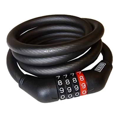 Immagine di Kasp K4751215D Lucchetto a cavo Nero codice