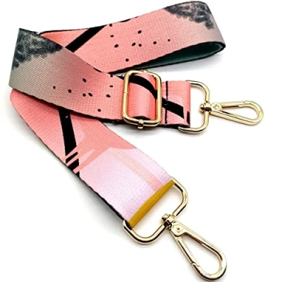 Immagine di Tracolla per Borse Donna Colorato Cinghia Della Borsa Larga, Regolabile con Gold Moschettone, Durevole Crossbody Borsa, Borsetta, Chitarra DIY Spalla Accessori Ragazze, 21