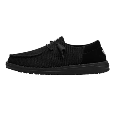 Immagine di Hey Dude Wally Youth Basic, Moccasin Bambini e ragazzi, Nero, 36 EU