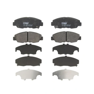 Immagine di TRW GDB3609 Kit pastiglie freno con segnalatore acustico usura HONDA: CIVIC 9, 9 Stufenheck