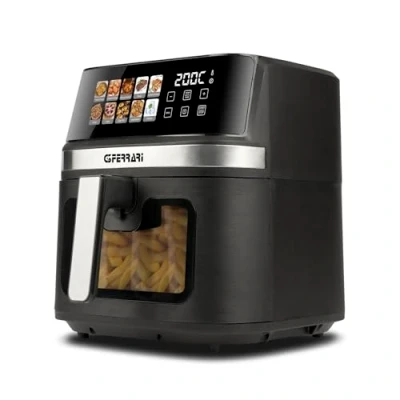 Immagine di G3 Ferarri G10212 Friggisano 8L Friggitrice ad Aria 8 Litri, 1700 W, Display digitale a colori, 10 programmi, Temperatura 80 200C, BPA/PFOA Safe, Timer 60 min, Ricettario incluso