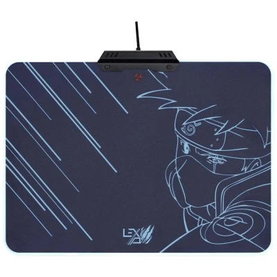 Immagine di Lexip Naruto Shippuden Kakashi Kamui Gaming mouse pad Illuminato Nero, Turchese