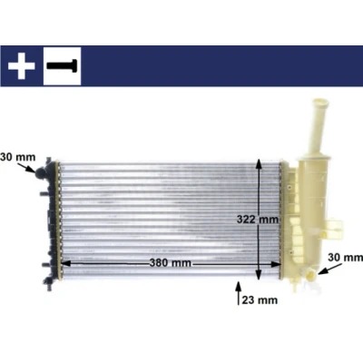 Immagine di MAHLE ORIGINAL CR 1108 000S Radiatore motore FIAT: Punto II Hatchback