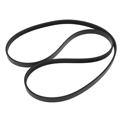 Immagine di EMSea 5EPJ1225 Cinghia Di Trasmissione Per Lavatrice In Gomma Nera Larghezza 11,7 Mm Circonferenza 1160 Dentata Ad Anello Chiuso Compatibile Con Hoover Candy 41039460 41021973