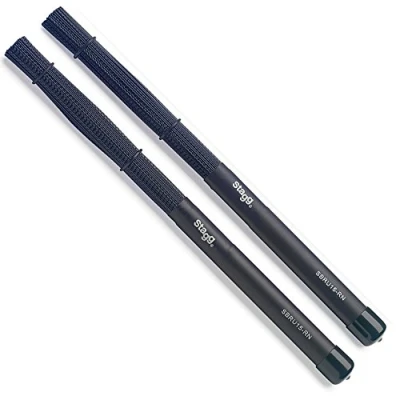 Immagine di Stagg sbru15 rn Polybristle spazzole in nylon con impugnatura di gomma nera