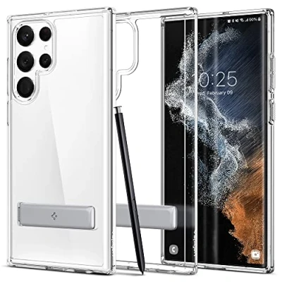 Immagine di Spigen Cover Ultra Hybrid S Compatibile con Samsung Galaxy S22 5G Trasparente