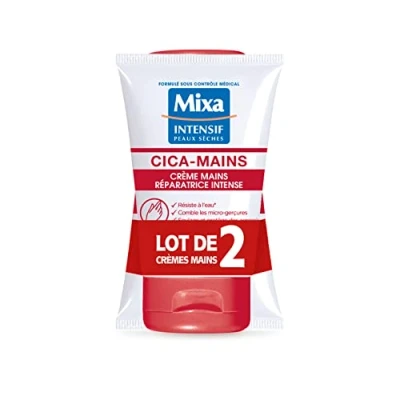 Immagine di Mixa Cica Mani Crema Riparatrice Intense, Confezione da 2 x 50 ml