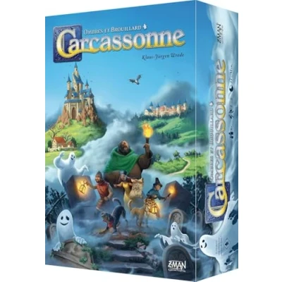 Immagine di Asmodee Hans im Glück Carcassonne: Ombre e Nebbia Gioco da tavolo di piastrelle a partire 8 anni 1 5 giocatori 35 Min, (HIGCARFC01FR)