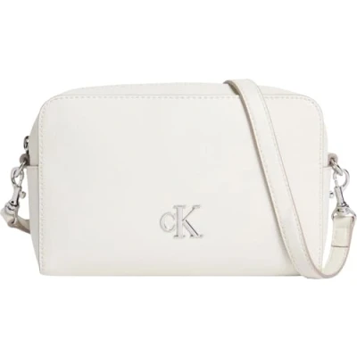 Immagine di Calvin Klein Jeans Minimal Monogram Camera BAG Borsa a tracolla, Donna, Taglia: One Size, Silver birch