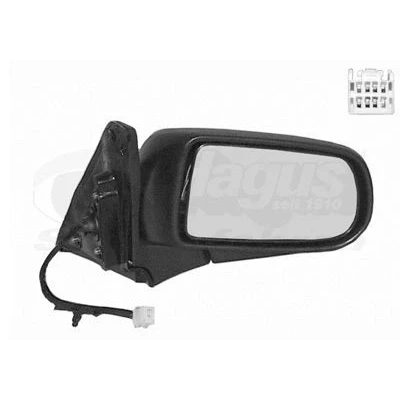 Immagine di Specchio retrovisore esterno Van Wezel 2732806 Dx con la prima mano completo, convesso, per regolazione elettrica specchio, termico