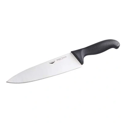 Immagine di Paderno Nero, 20 cm Coltello Cucina Multiuso in Acciaio Inox Ice Hardening, Manico Polipropilene, Lunghezza Lama