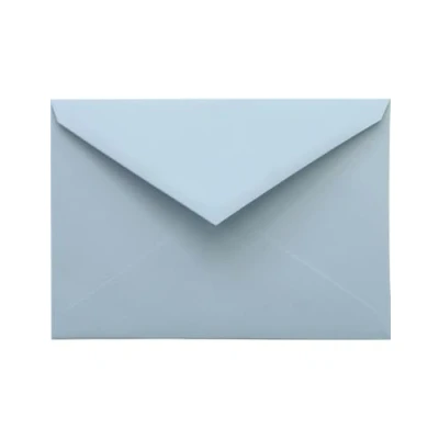Immagine di Netuno 100 buste lettere colorate azzurro pastello 13,5 x 20,5 cm 120g Malmero Azur eleganti per compleanno matrimonio inviti partecipazioni biglietti auguri carta ecologica