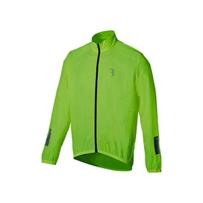 Immagine di BBB Cycling Giacca da ciclismo Baseshield antivento e idrorepellente Cerniera a tutta lunghezza pinza elastica XXXL Giallo neon