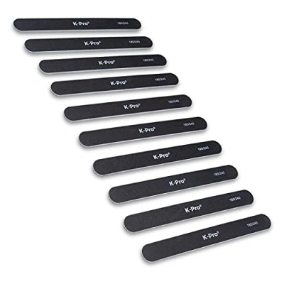 Immagine di K Pro Lima per unghie Set di lime professionali 180/240 dritte 10 pezzi