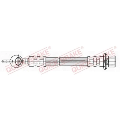 Immagine di QUICK BRAKE 50.055 Tubi Freno 206mm con filettatura interna