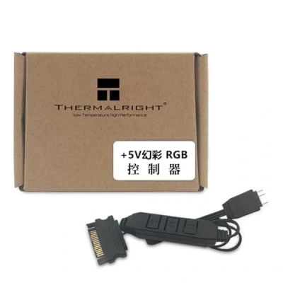Immagine di Thermalright controllo ventola per computer da 5 V A RGB, illuminazione V, 3 pin, PC, supporto interfaccia pin/5 alimentazione diretta SATA